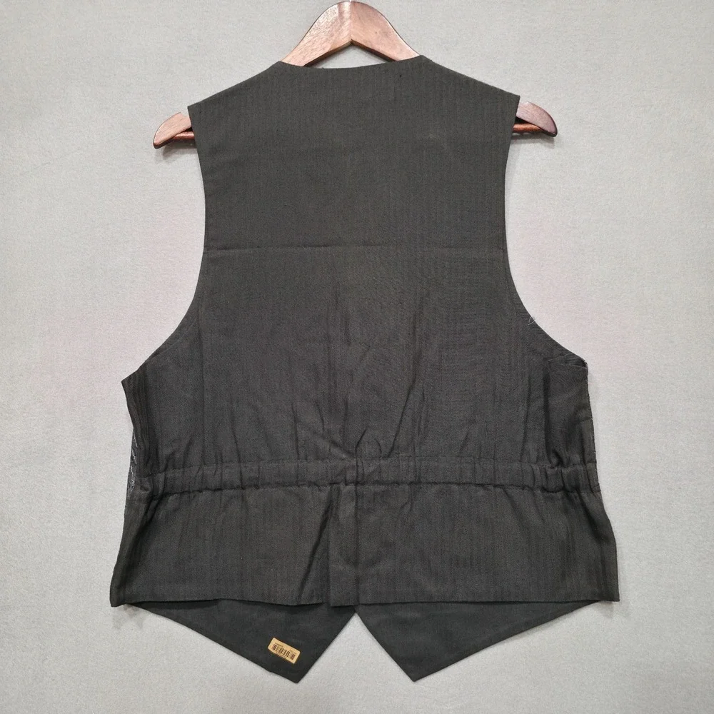 Bill Blass‎ Signature Gray Tuxedo Vest Size Medium